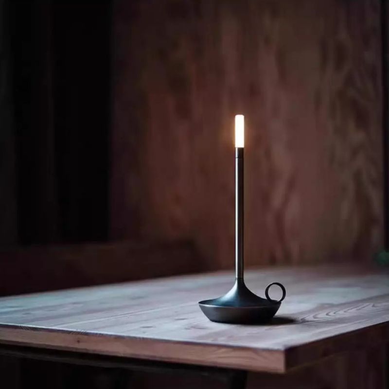 LED bougie lampe de Table de camping-car Rechargeable veilleuse tactile pour la décoration de la maison dîner atmosphère créative lampe de bureau