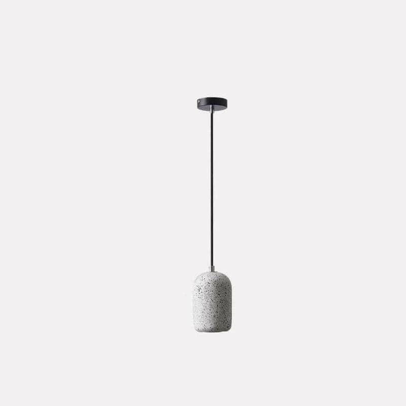 Terrazzo Style LED Cylinder Pendant Light Norenza