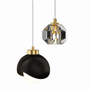 Modern Glass & Metal Pendant Light – Elegant Lighting for Dining & Living Spaces