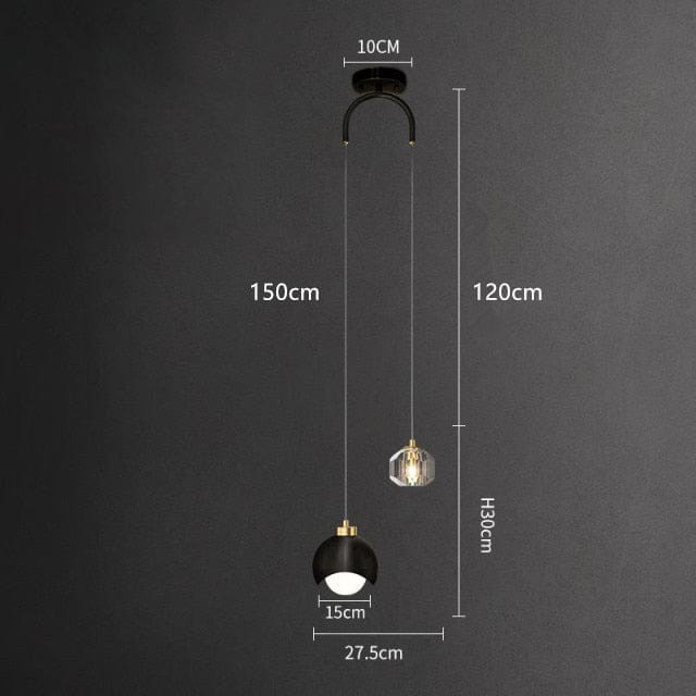Thea Double Light Source LED Pendant Light Design Norenza