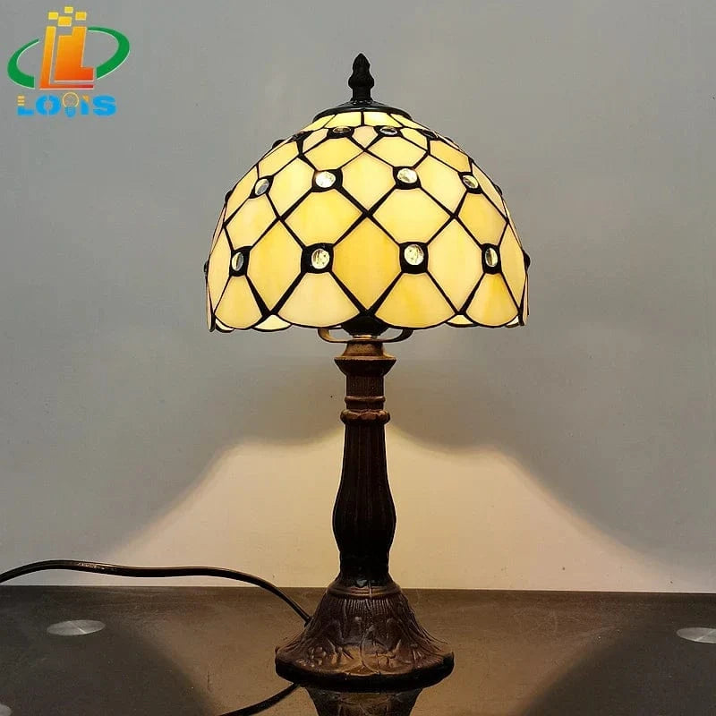 Tiffany Design Night Light for Kids - Gypsophila Table Lamp Norenza