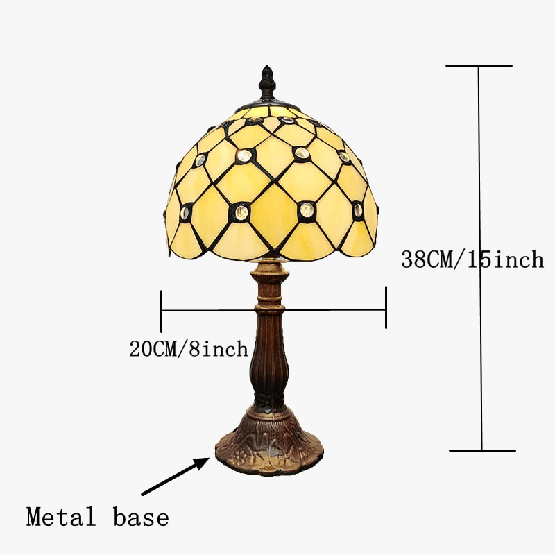 Tiffany Design Night Light for Kids - Gypsophila Table Lamp Norenza