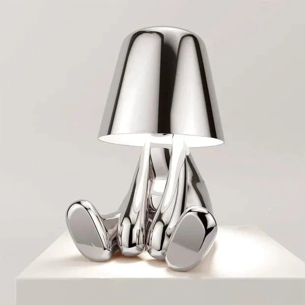 Touch Control Desk Lamp with Night Light Silver / A Norenza