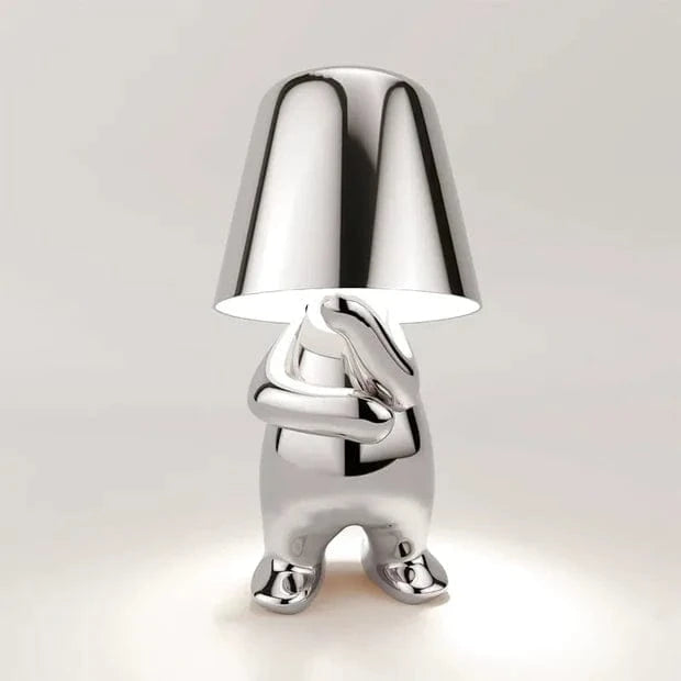 Touch Control Desk Lamp with Night Light Silver / C Norenza