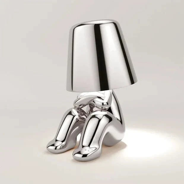 Touch Control Desk Lamp with Night Light Silver / E Norenza