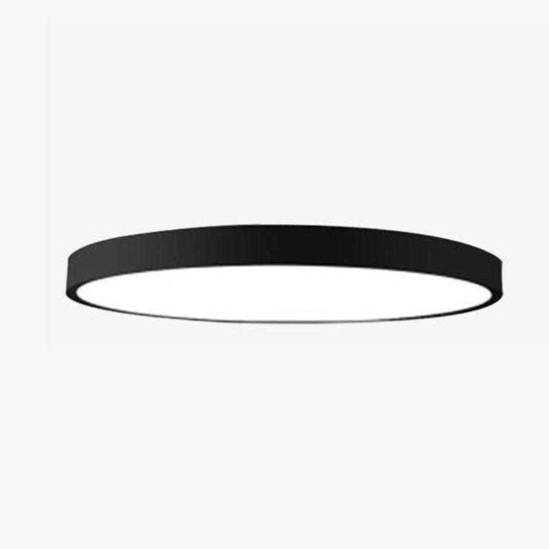 Ultra-Thin Round LED Ceiling Light – Modern Flat Design Black / 24" (60 cm) Norenza