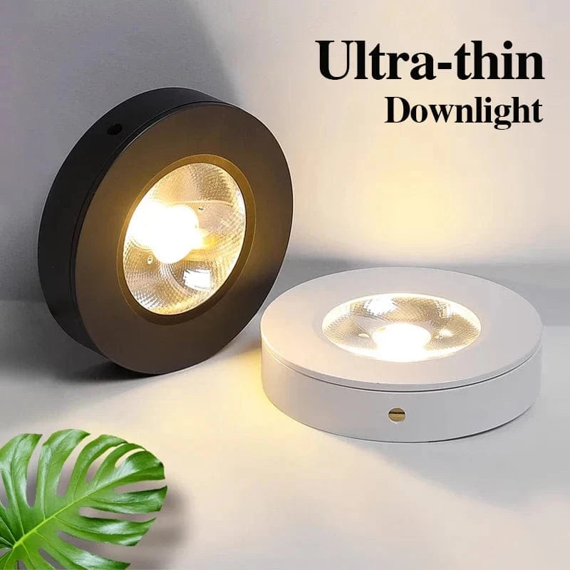Ultra-Thin Round LED Spotlight for Display and Indoor Use Norenza