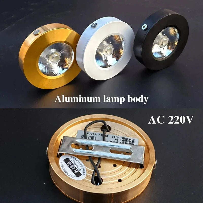 Ultra-Thin Round LED Spotlight for Display and Indoor Use Norenza