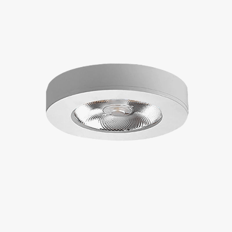 Ultra-Thin Round LED Spotlight for Display and Indoor Use White Norenza