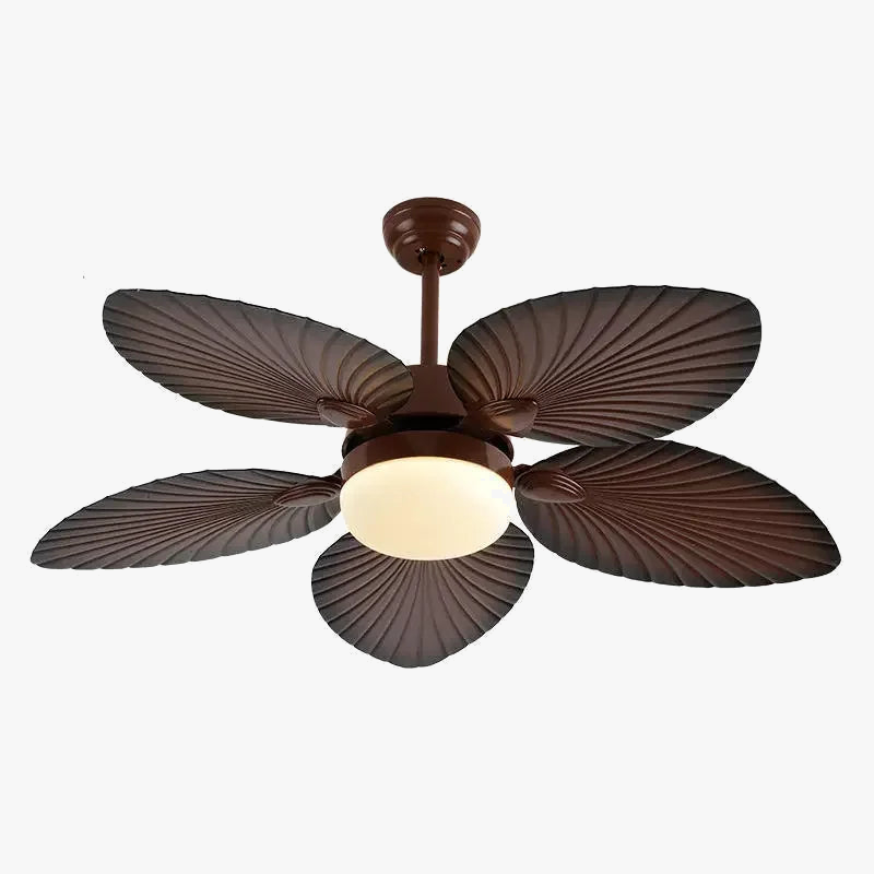 Industrial Ceiling Fan with Vintage Japanese Lamp