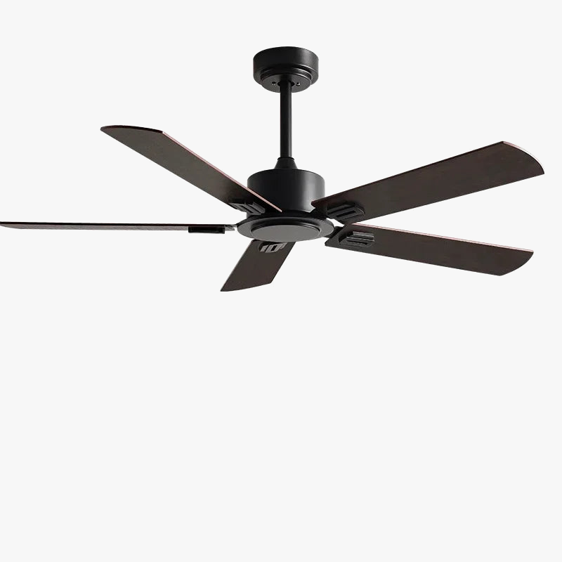 Retro Industrial Ceiling Fan Without Light and Remote Control