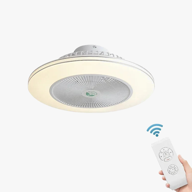 Modern Invisible LED Ceiling Fan with Remote Control