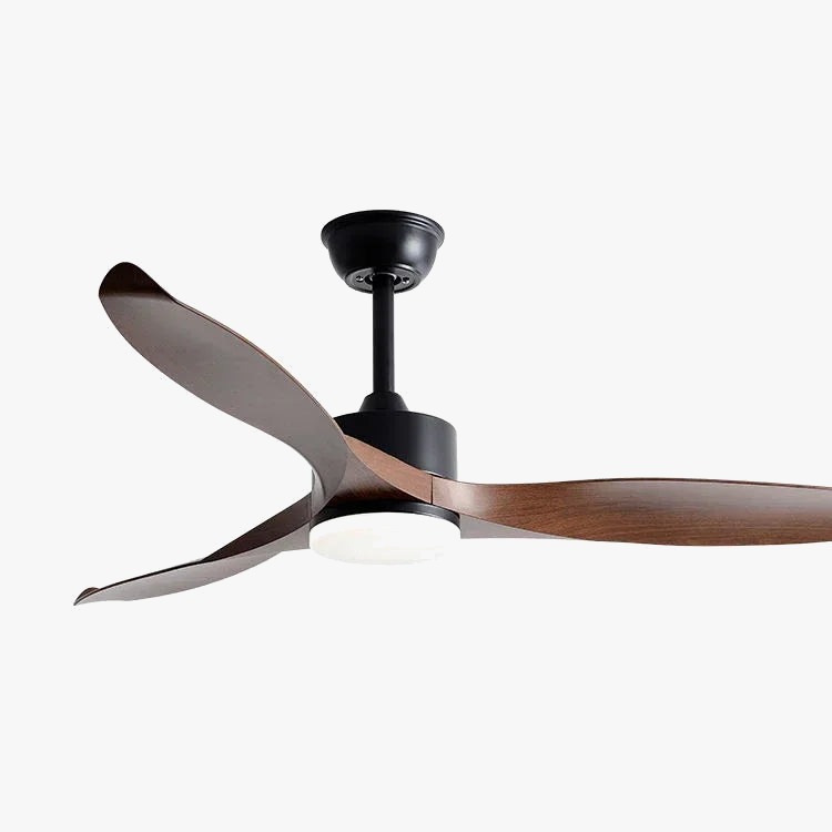 Modern LED Ceiling Fan with Remote Control and Light
