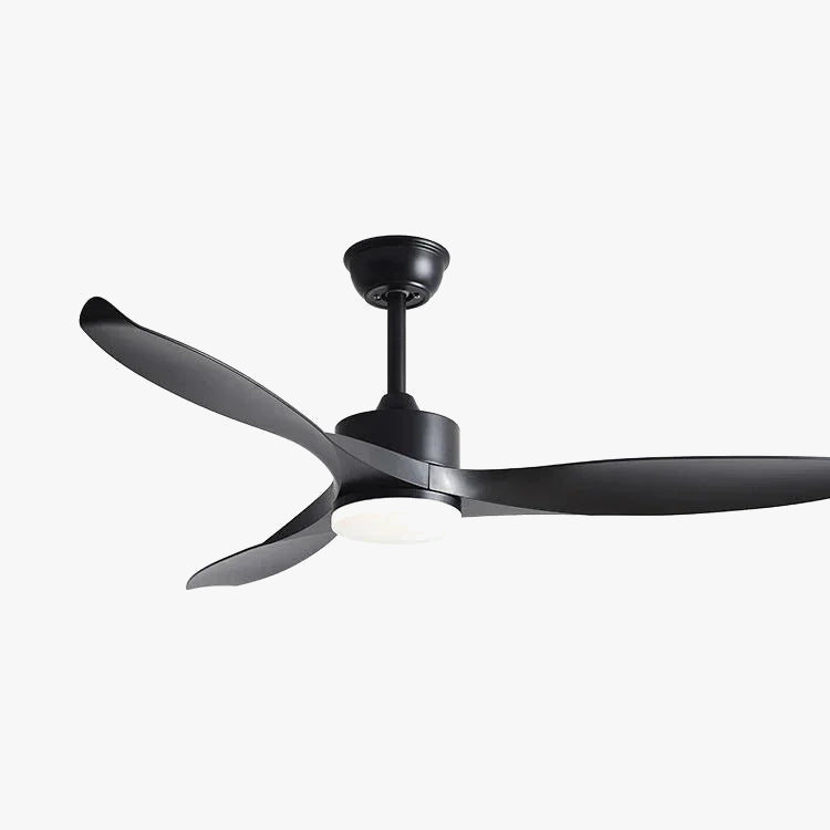 Modern LED Ceiling Fan with Remote Control and Light
