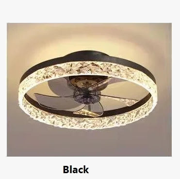 Quiet Decorative Ceiling Fan with Remote Control and Light