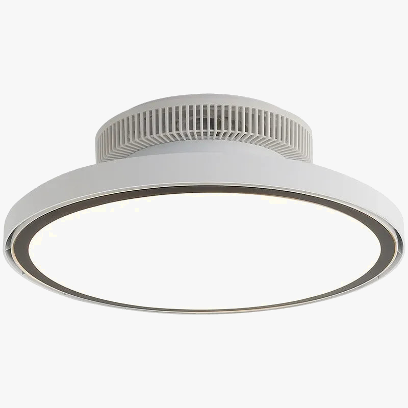 Modern Ceiling Fan with Adjustable LED Lighting and Sterilization