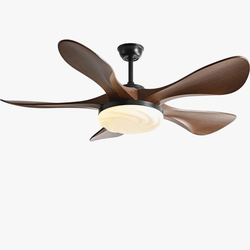 Modern Ceiling Fan with Light and Silent Strong Winds