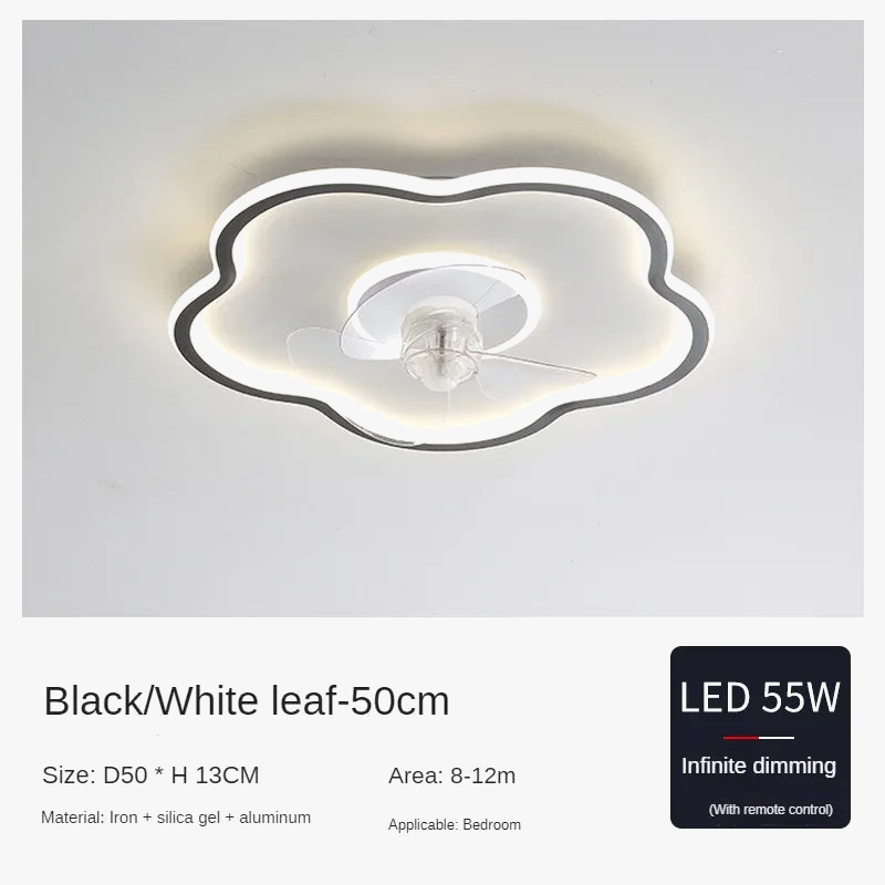 Modern Ceiling Fan with Integrated LED Light