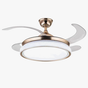 Modern Smart LED Ceiling Fan with Retractable Blades