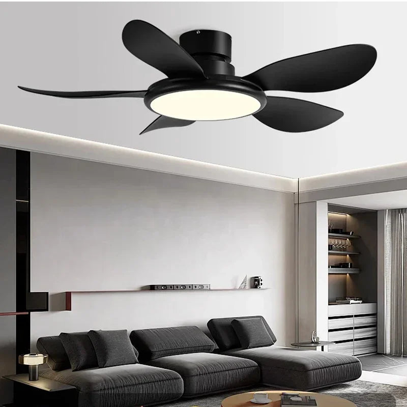 Simple Ceiling Fan with LED Light and Remote Control