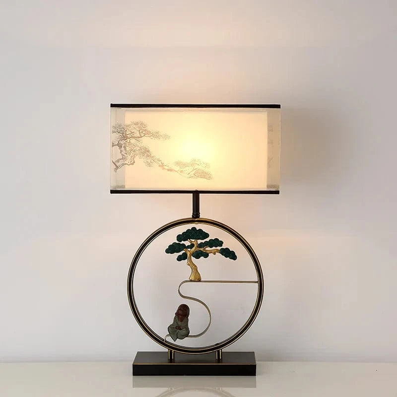 Vintage Chinese Style Bedside Lamp for Home Decor Norenza