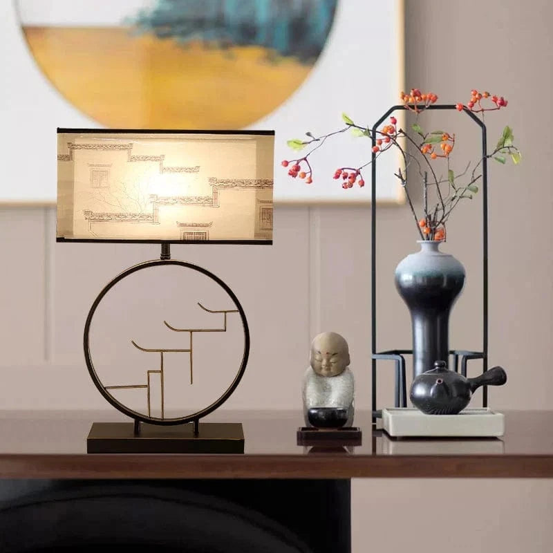 Vintage Chinese Style Bedside Lamp for Home Decor Norenza