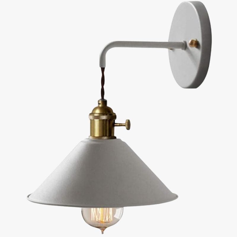 Vintage Color Plated LED Wall Sconce Gray Norenza