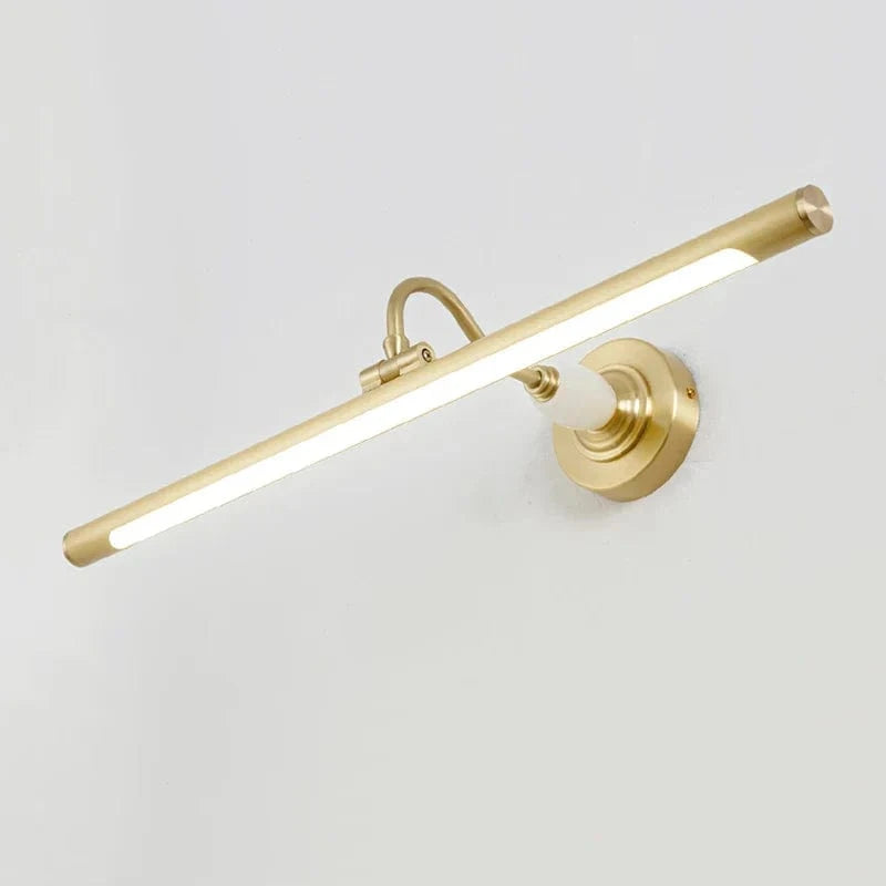 Vintage Copper Jade LED Wall Sconce - Home Decor for Bathroom, Bedroom, Vanity Mirror, Display Cabinet Gold Norenza