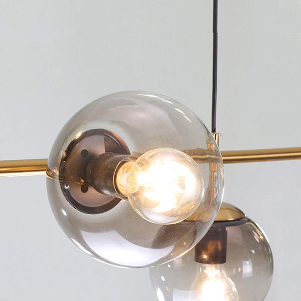 Vintage Glass Ball LED Metal Chandelier Norenza