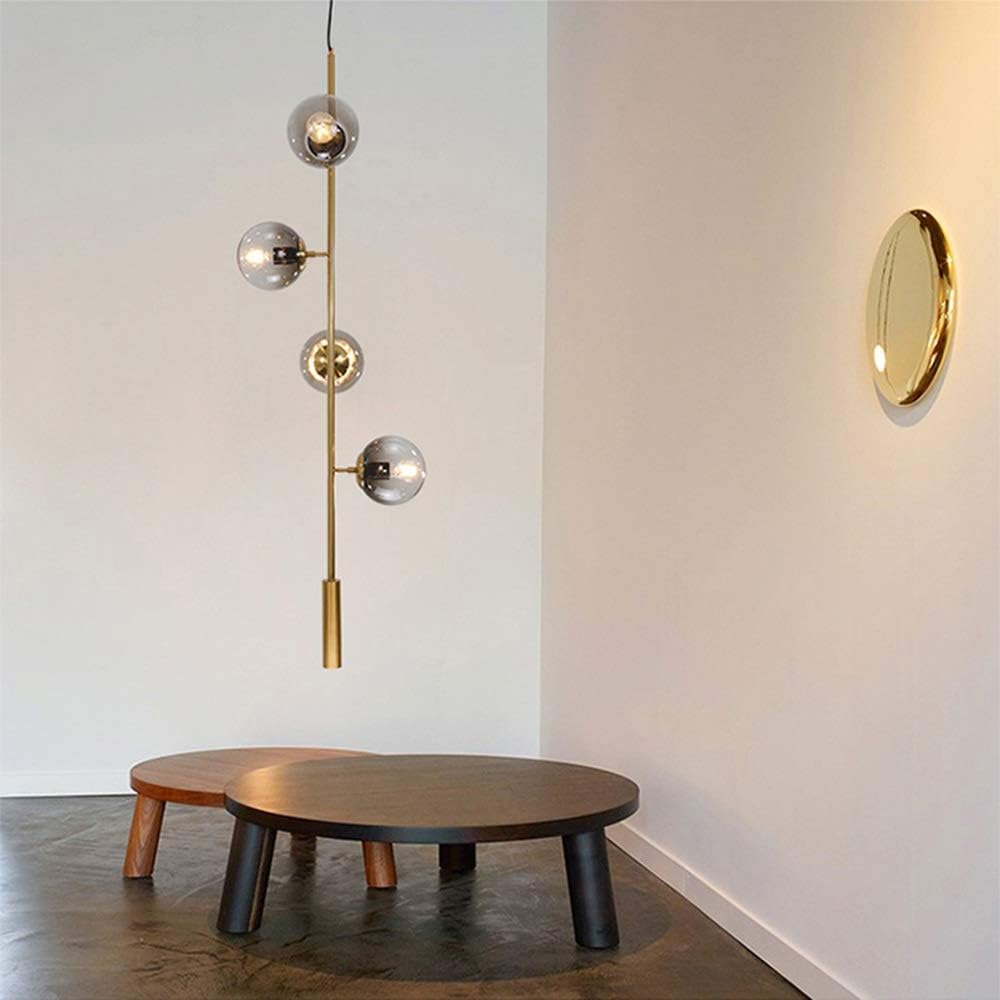 Vintage Glass Ball LED Metal Chandelier Norenza