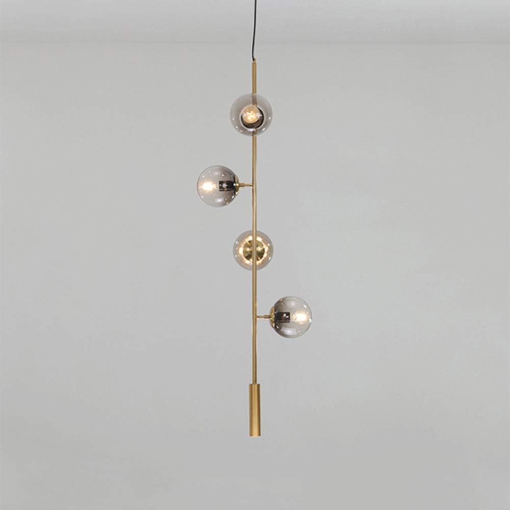 Vintage Glass Ball LED Metal Chandelier Norenza