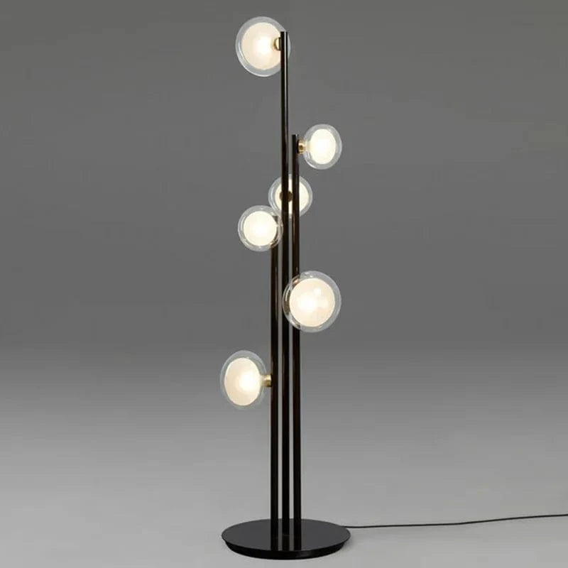 Vintage Glass Floor Lamp for Minimalist Nordic Decor Norenza