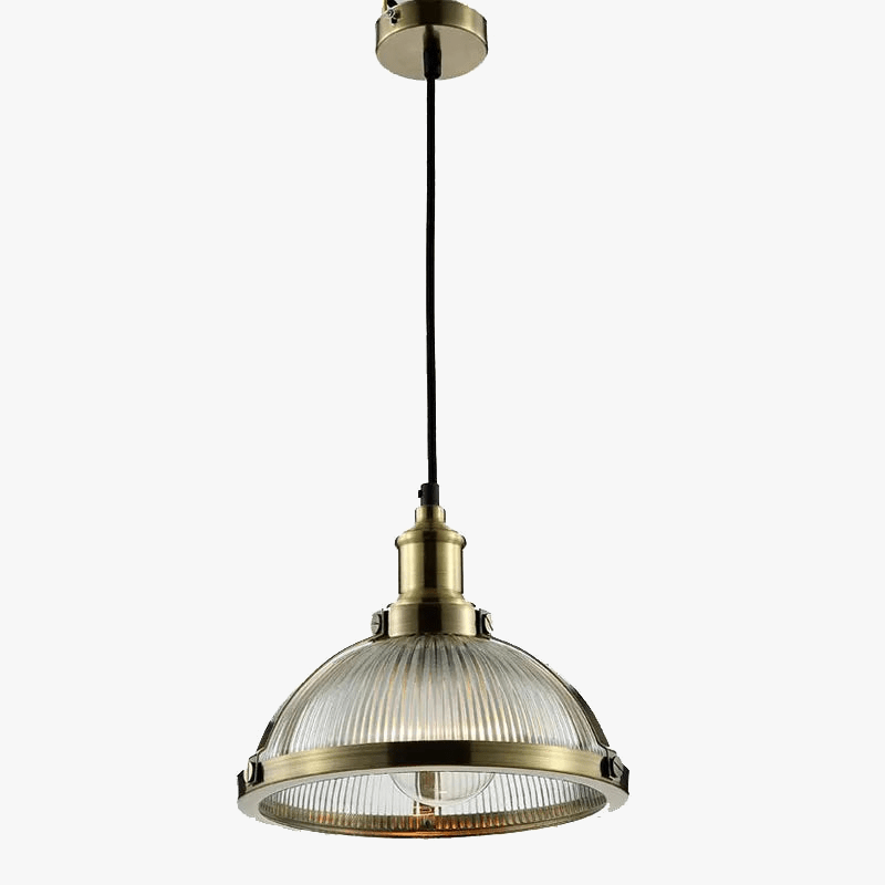 Vintage Glass Pendant Light Fixture - Loft Style LED Hanging Lamp for Dining Room & Office E27 Norenza