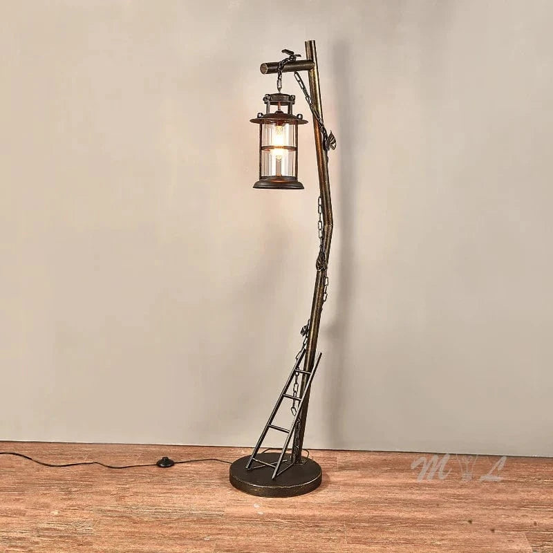 Vintage Industrial Floor Lamp for Cozy and Unique Décor Norenza