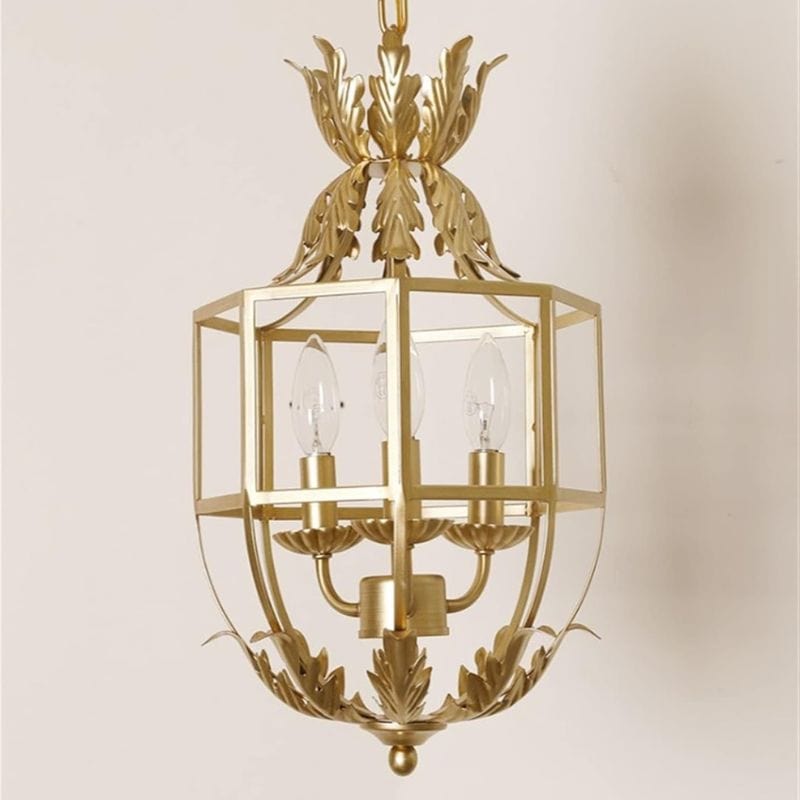 Vintage Nordic Iron Loft Style Pendant Light Gold Norenza