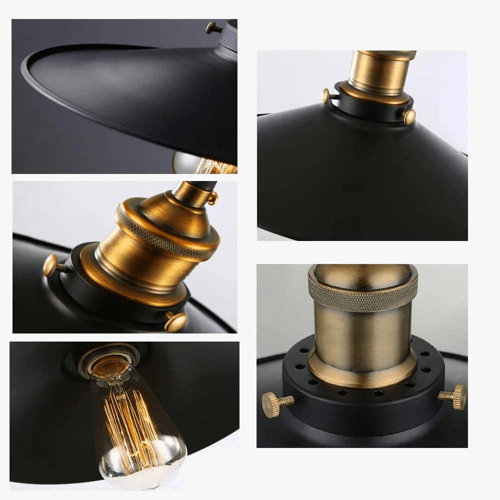 Vintage Retro Edison Loft Indoor Suspension Light Norenza