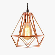 Vintage Rose or Black Diamond Suspension Cage Rose gold Norenza