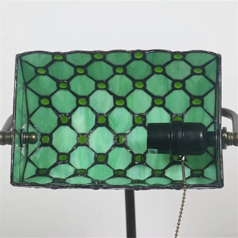 Vintage Stained Glass Bedside Lamp for Interior Decor Norenza
