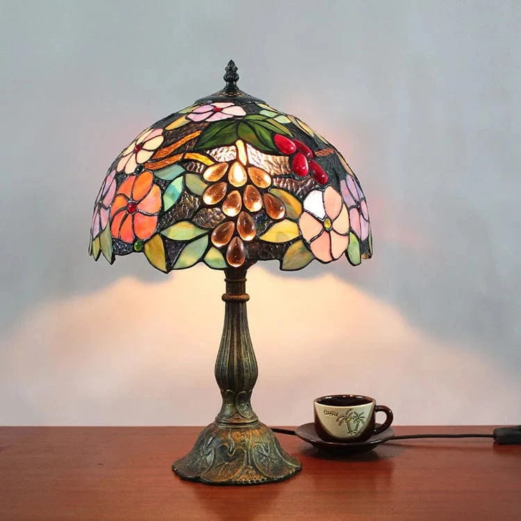 Vintage Tiffany Style Creative Glass Bedside Lamp Norenza