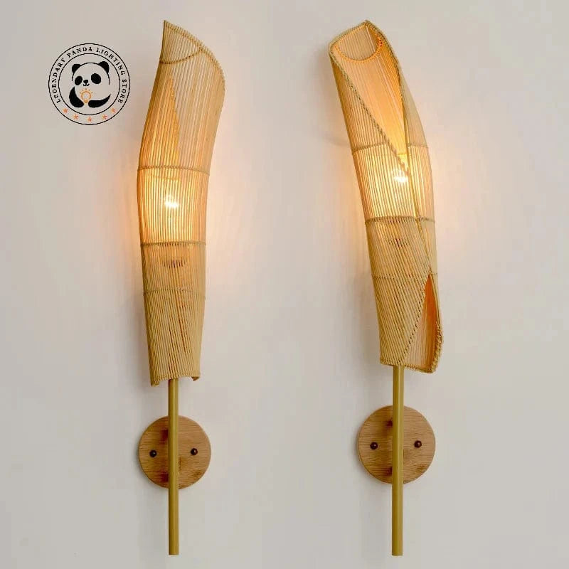 Vintage Wabi-Sabi Chinese Wall Sconce Norenza