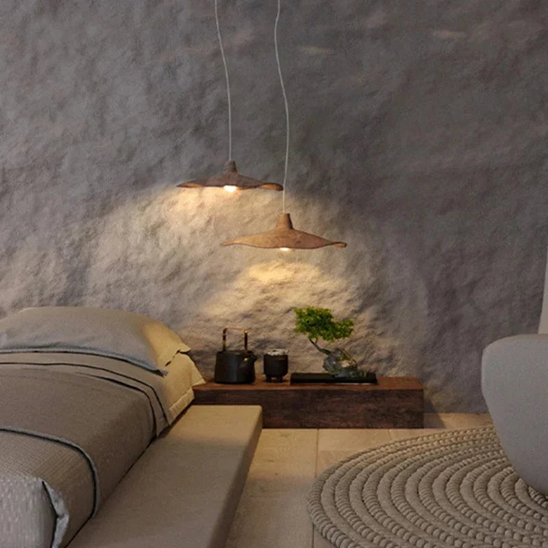 Vintage Wabi Sabi E27 LED Pendant Light for Restaurant, Bar, Café, Loft, Dining Room, and Bedroom Decor Norenza