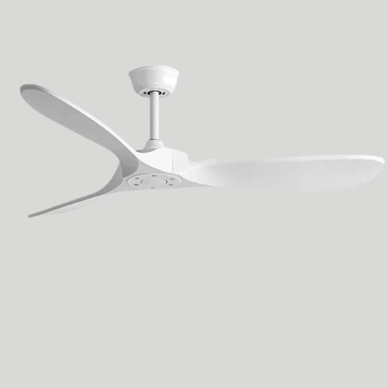 Vintage Wood Industrial Ceiling Fan with Remote Control White / 42" Norenza