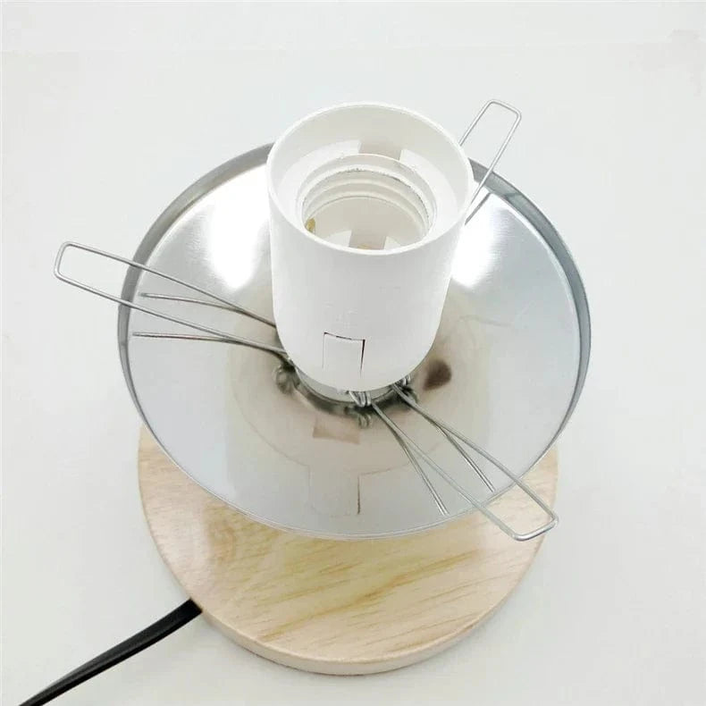 Vintage Wooden Desk Lamp with LED Eye Protection Norenza