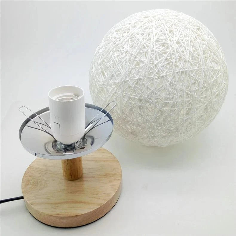 Vintage Wooden Desk Lamp with LED Eye Protection Norenza