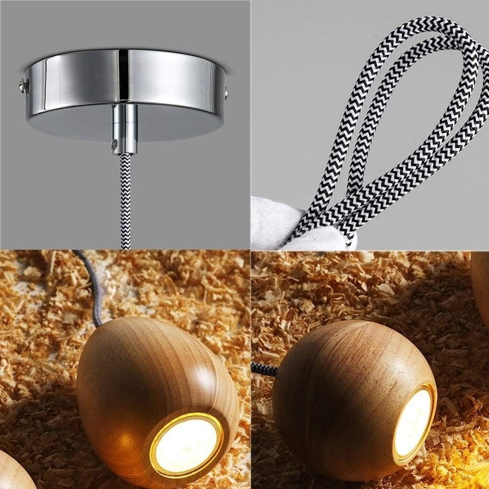 Vintage Wooden LED Pendant Light Design Norenza