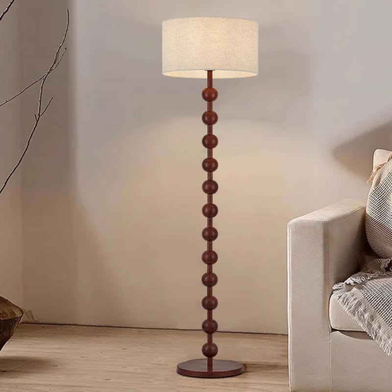 Wabi-Sabi Japanese Wooden Floor Lamp for Home Decor Norenza