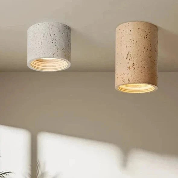 Wabi-Sabi Round LED Surface Mount Downlight - Retro Earthy Color Norenza