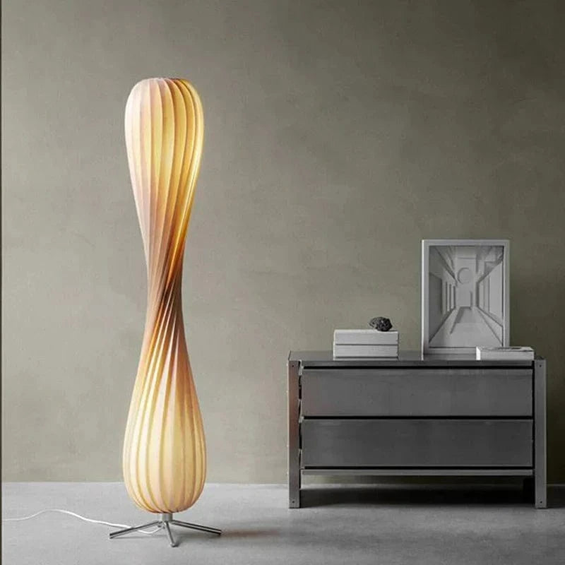 Wabi Sabi – Simple Retro Wooden Floor Lamp Norenza
