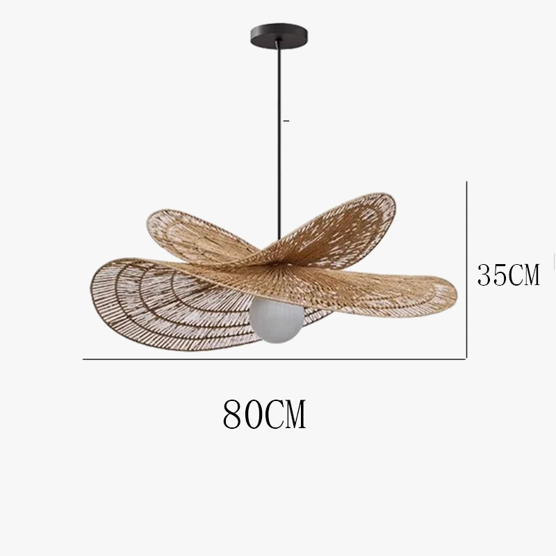 Handmade Woven Rattan Wabi-Sabi Pendant Lights for Home, Restaurant, and Creative Spaces