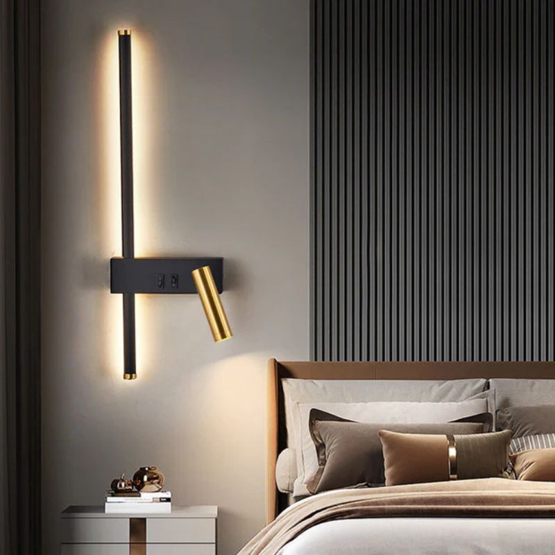 Scandinavian Wall Bedside Lamp for Modern Interiors
